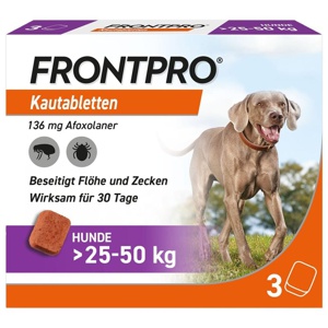 FRONTPRO 136 mg Kautabletten f.Hunde >25-50 kg Produktbild