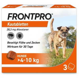 FRONTPRO 28 mg Kautabletten f.Hunde >4-10 kg Produktbild