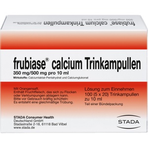 FRUBIASE CALCIUM T Trinkampullen Produktbild