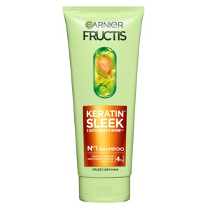 Fructis Keratin Sleek Shampoo 200ml produktbilde