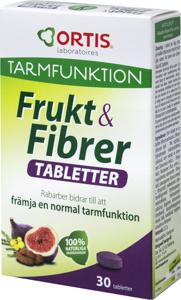 Frukt & Fibrer 30 tabletter produkt bild
