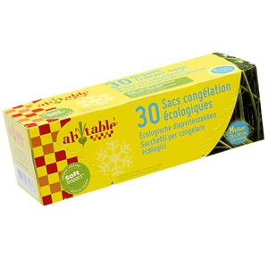Fryseposer af bioplastik 30 stk 2,5L - 1 pk. produktbillede