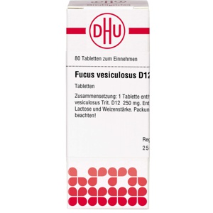 FUCUS VESICULOSUS D 12 Tabletten Produktbild