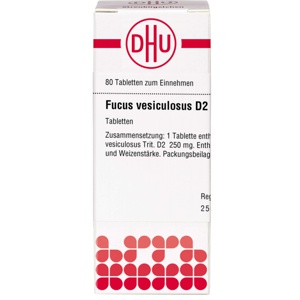 FUCUS VESICULOSUS D 2 Tabletten Produktbild
