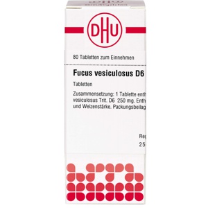 FUCUS VESICULOSUS D 6 Tabletten Produktbild
