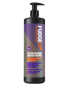 Fudge Clean Blonde Damage Rewind Violet-Toning Shampoo 1000 ml Produktbild