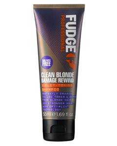 Fudge Clean Blonde Damage Rewind Violet-Toning Shampoo 250 ml Produktbild