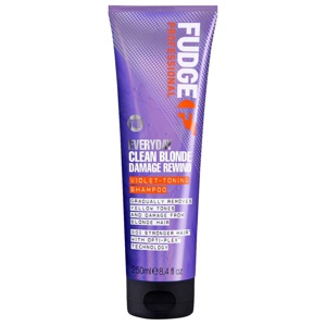 Fudge Everyday Clean Blonde Damage Rewind Violet-Toning Shampoo produktbillede