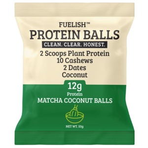 Fuelish Matcha Coconut Balls 50 g produkt bild