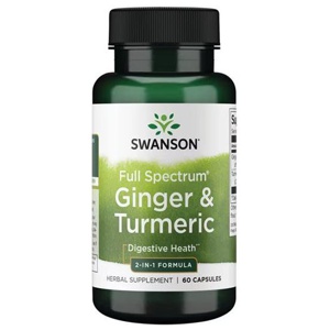 Full Spectrum Ginger & Turmeric 2-in-1 Formula 60 kapslar produkt bild