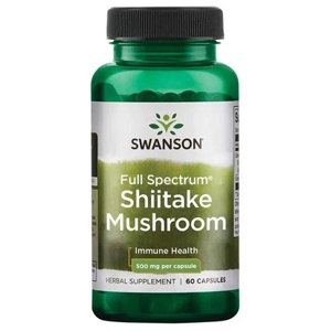 Full Spectrum Shiitake Mushroom 500 mg 60 kapslar produkt bild