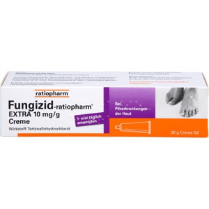 Fungizid-ratiopharm EXTRA 10 mg/g 30 g Creme Produktbild