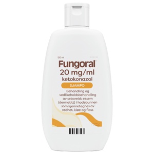 Fungoral 20 mg/ml sjampo 120 ml produktbilde