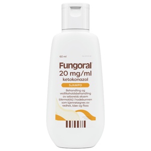 Fungoral 20 mg/ml sjampo 60 ml produktbilde