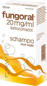 Fungoral schampo 20 mg/ml 120 ml produkt bild