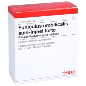 FUNICULUS UMBILICALIS suis Injeel forte Ampullen Produktbild