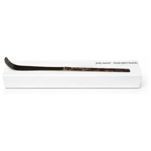 Funky Matcha Black Bamboo Scoop – Handcrafted Chashaku 1 st produkt bild