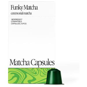Funky Matcha Ceremoniella Matcha kapslar (Nespresso-kompatibla) 10 st produkt bild