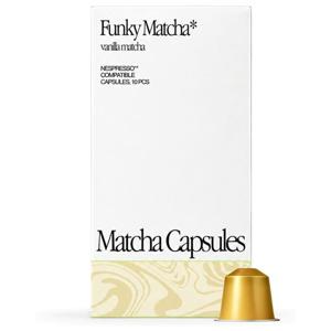 Funky Matcha Vanilla Matcha Pods (Nespresso Compatible) 10 st produkt bild