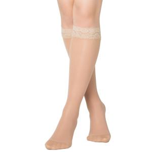 Funq Wear Lace Kompressionsstrumpor Nylon 15-18 mm 42-43 Naturally Nude produkt bild