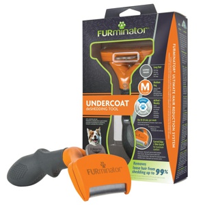 Furminator Dog deShedding Medium Dog kamm pika karvaga koertele toote pilt