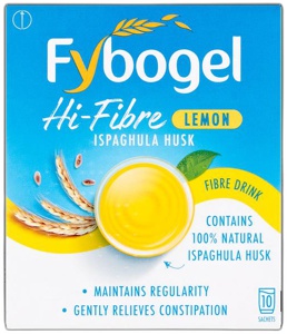 Fybogel Hi-Fibre Lemon Flavoured Laxative Sachets Pack of 10 product image