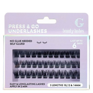 G Beauty Lashes Press & Go Underlashes Rave produktbilde