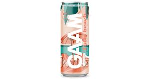 GAAM Energy White Peach 330 ml produkt bild