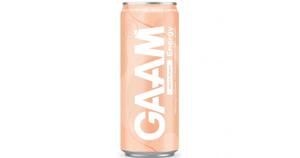 GAAM Energy White Peach 330 ml produkt bild
