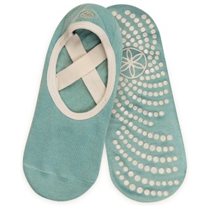 Gaiam Grippy Yoga Barre Socks, Iceberg produkt bild