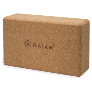 Gaiam Yoga Block Cork Brick produkt bild