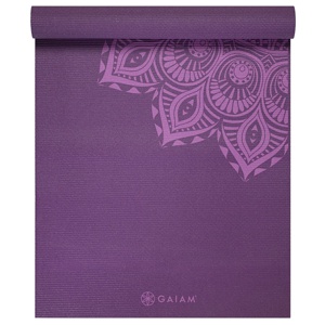 Gaiam Yoga Mat Purple Mandala 6mm produkt bild