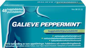 Galieve Peppermint, Tuggtablett 48 st produkt bild