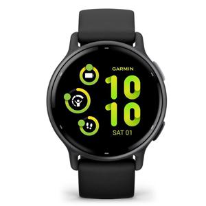 Garmin vívoactive 5 - Svart - smart klocka med band - silikon - handledsstorlek: 125-190 mm - display 1.2 - 4 GB - Bluetooth ANT+ Wi-Fi - 26 g produkt bild