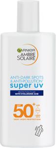 Garnier Ambre Solaire Super UV Hyaluronic Acid Hydrating Fluid SP produkt bild