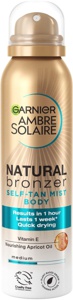 Garnier Ambre Solaire Natural Bronzer Self Tan Body Mist Medium 150ml produktbilde