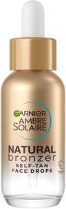 Garnier Ambre Solaire Natural Bronzer Self Tan Face Drops 30 ml produktbilde