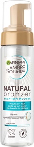 Garnier Ambre Solaire Natural Bronzer Self Tan Mousse 200 ml produktbilde