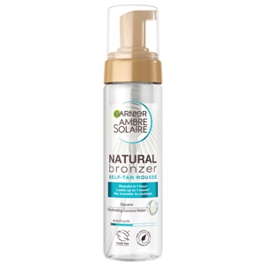 Garnier Ambre Solaire Natural Bronzer Self Tan Mousse - 200 ml produktbillede
