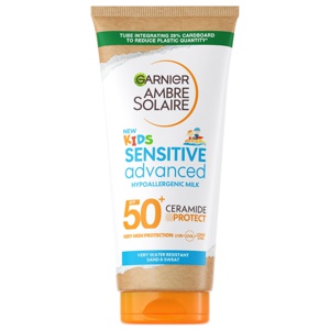 Garnier Ambre Solaire Sensitive Advanced Kids Hypoallergenic Face & Body Lotion SPF50+ 175 ml produktbilde