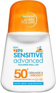 Garnier Ambre Solaire Sensitive Advanced Kids Roll-On SPF50+ 18 g produkt bild