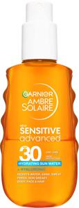 Garnier Ambre Solaire Sensitive Advanced Sun Protection Water SPF30 150 ml produkt bild