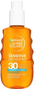 Garnier Ambre Solaire Sensitive Advanced Sun Protection Water SPF30 150 ml produktbilde