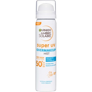 Garnier Ambre Solaire Super UV Over Makeup Mist with Hyaluronic Acid SPF50+ 75 ml Produktbild