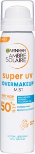 Garnier Ambre Solaire Super UV Over Makeup Mist with Hyaluronic Acid SPF50+ 75 ml produktbilde