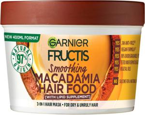 Garnier Fructis Hair Food Macadamia Mask 400 ml produkt bild