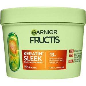 Garnier Fructis Keratin Sleek Hair Mask 370 ml Produktbild