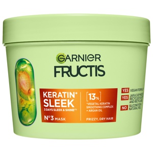 Garnier Fructis Keratin Sleek Mask 370 ml produktbillede