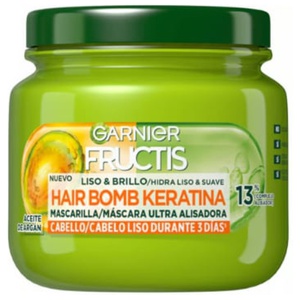 Garnier Fructis Keratin Sleek hårinpacking 370 ml produkt bild