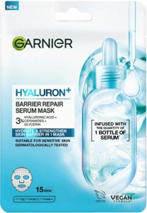 Garnier Hyaluron+ Barrier Repair Sheet Mask For Sensitive Skin 28 g produktbilde